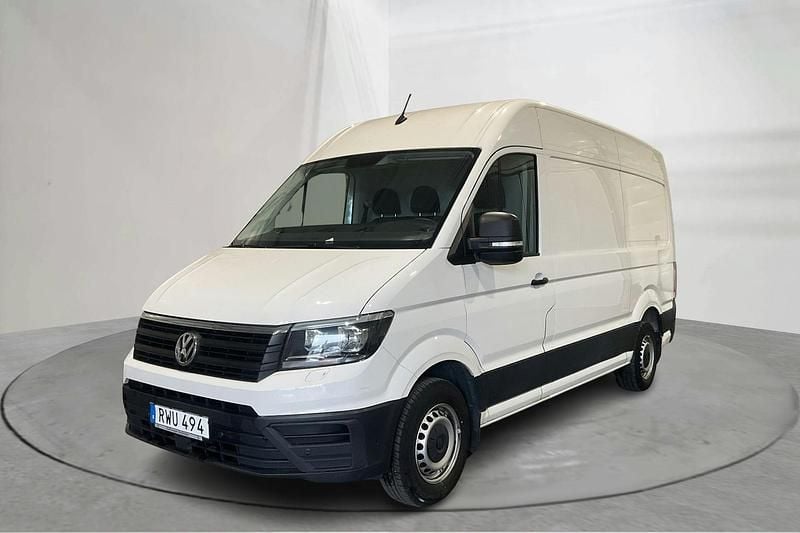 Vit Begagnad 2018 VW Crafter Van | 209 000 kr (Superpris) - Bild 1/4