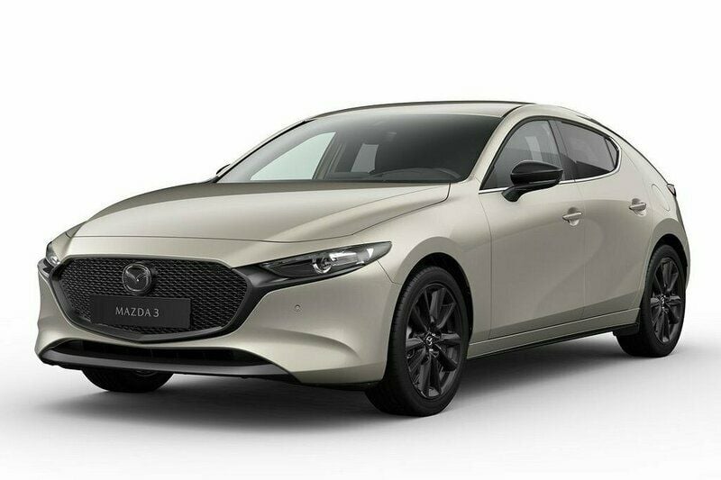 Begagnad Mazda 3 Homura-Line 110 HK (80 kW) 2022 Platinum quartz Halvkombi