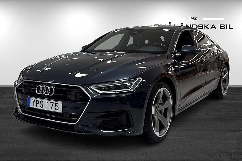 Röd Begagnad 2018 Audi A7 Sportback Halvkombi | 419 000 kr (Marknadspris) - Bild 1/4