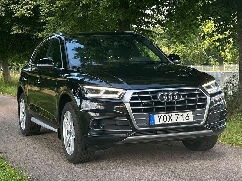 Svart (svart metallic ) Begagnad 2018 Audi Q5 Proline SUV | 239 900 kr (Marknadspris) - Bild 1/4