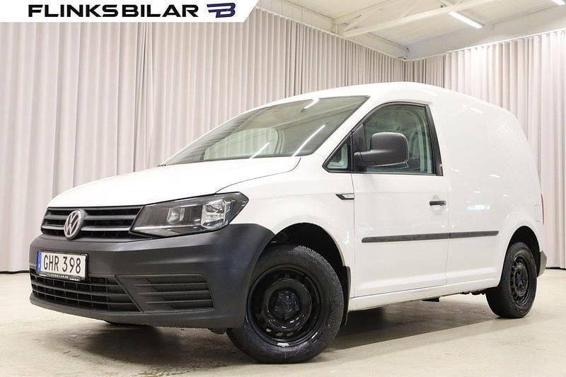 Vit Begagnad 2018 VW Caddy Minibuss | 114 900 kr (Superpris) - Bild 1/4