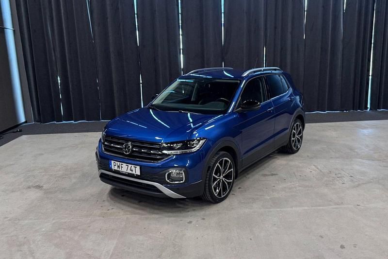 Blå Begagnad 2019 VW T-Cross GT SUV | 239 900 kr (Lite dyr) - Bild 1/4
