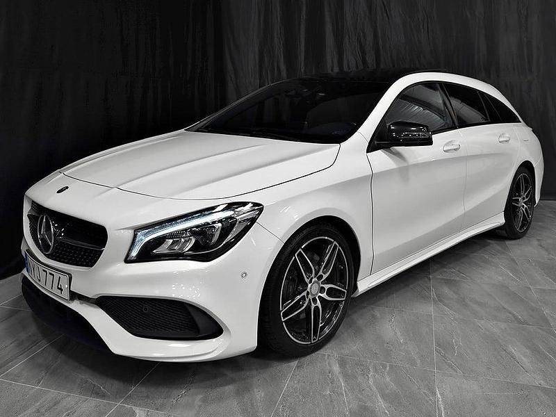 Begagnad Mercedes CLA220 Shooting Brake AMG 177 HK (130 kW) 2016 Vit Kombi