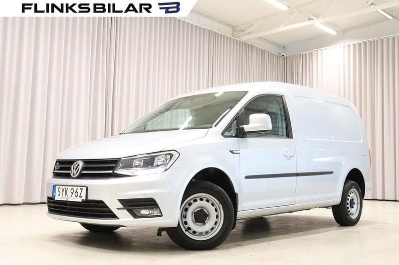 Silver (reflex silver metallic) Begagnad 2020 VW Caddy Maxi Minibuss | 249 800 kr (Marknadspris) - Bild 1/4