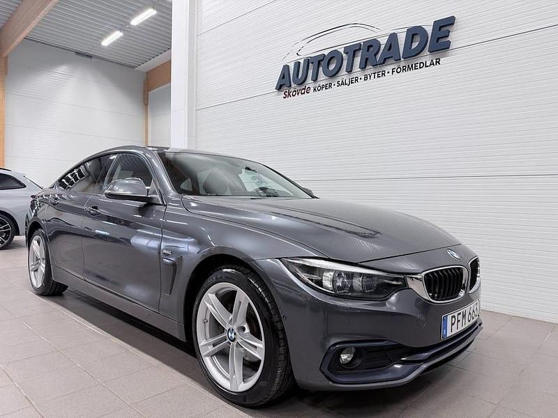 Begagnad BMW 420 Gran Coupé Sport Line 190 HK (139 kW) 2018 Grå Sportkupé