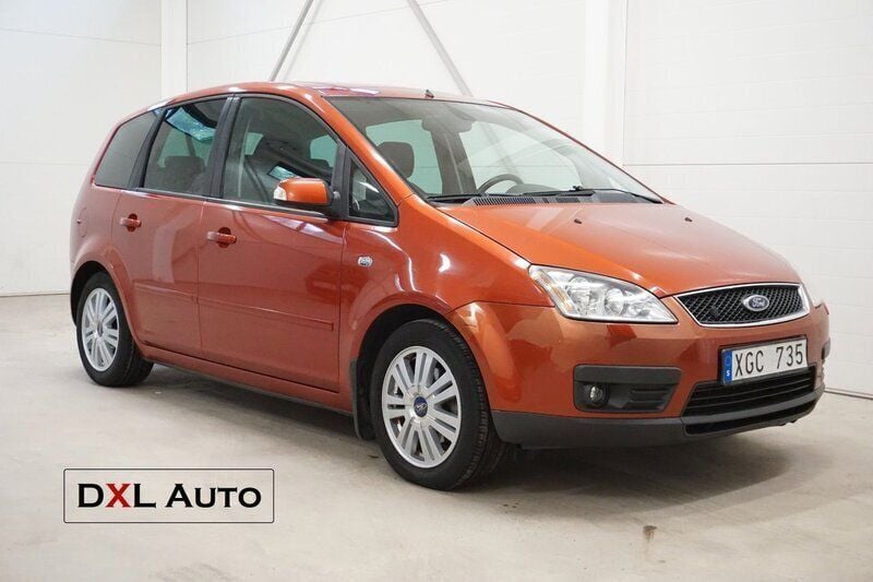 Mörkröd (röd) Begagnad 2006 Ford C-MAX Ghia Minibuss | 34 900 kr (Dyr) - Bild 1/4
