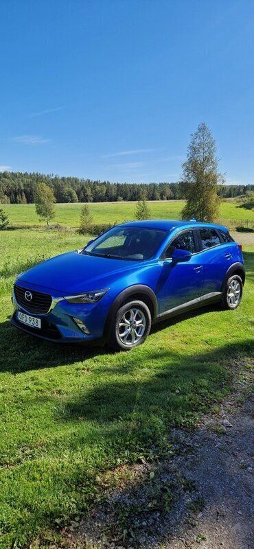 Blå Begagnad 2016 Mazda CX-3 Vision SUV | 125 000 kr (Bra pris) - Bild 1/4