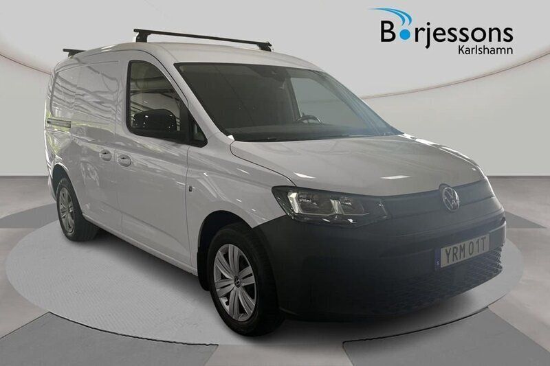 Vit Begagnad 2022 VW Caddy Maxi Minibuss | 239 000 kr - Bild 1/4