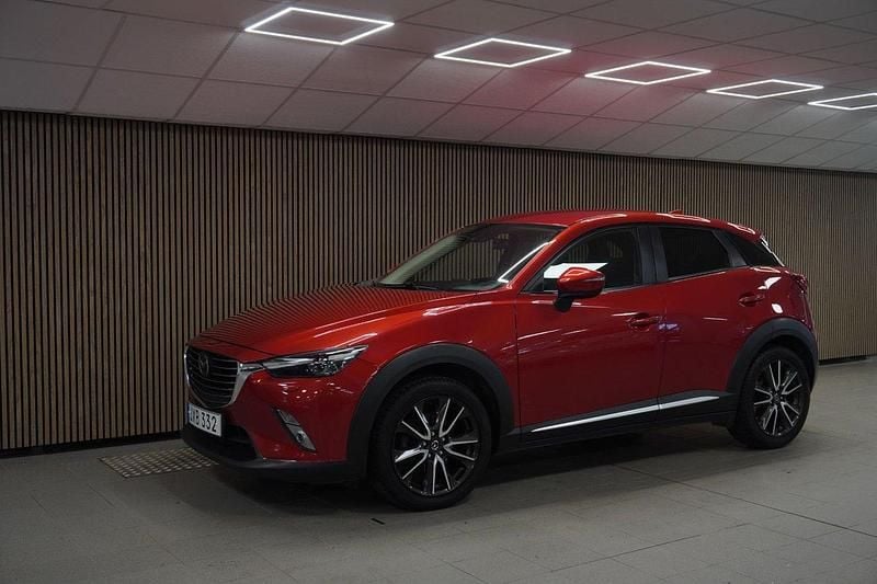 Röd Begagnad 2015 Mazda CX-3 SUV | 169 700 kr (Marknadspris) - Bild 1/4