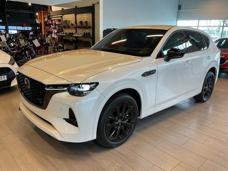 Vit Ny 2024 Mazda CX-60 Homura-Line SUV | 598 000 kr (Marknadspris) - Bild 1/4