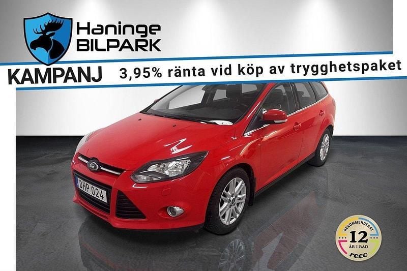 Röd Begagnad 2014 Ford Focus Titanium Kombi | 69 900 kr (Bra pris) - Bild 1/2