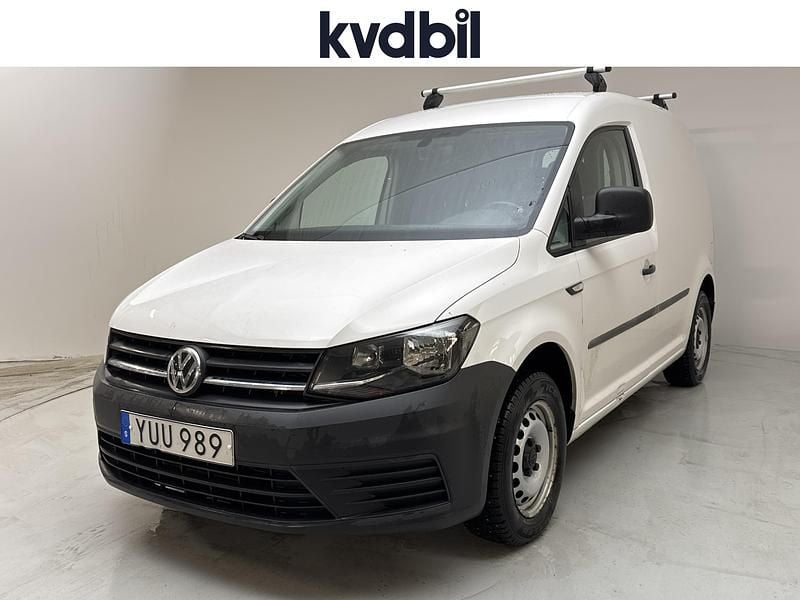 Vit Begagnad 2019 VW Caddy Minibuss | 99 000 kr (Superpris) - Bild 1/3