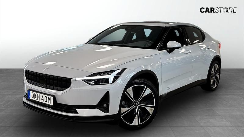 Silver Begagnad 2023 Polestar 2 Long Range Single Motor Halvkombi | 299 900 kr (Superpris) - Bild 1/4