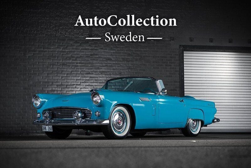 Blå Begagnad 1956 Ford Thunderbird Convertible Cab | 479 000 kr - Bild 1/4