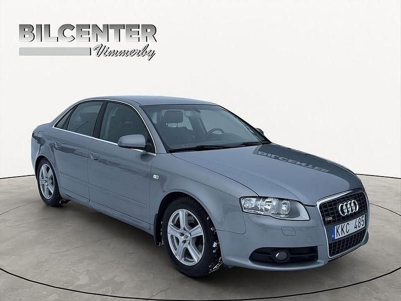 Grå Begagnad 2007 Audi A4 S-Line Sedan | 47 500 kr (Marknadspris) - Bild 1/4