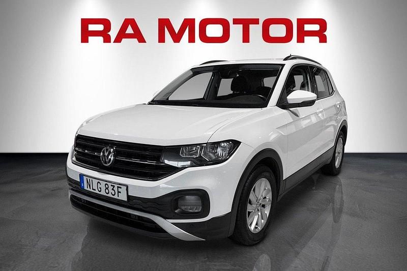 Vit Begagnad 2019 VW T-Cross SUV | 139 900 kr (Marknadspris) - Bild 1/4