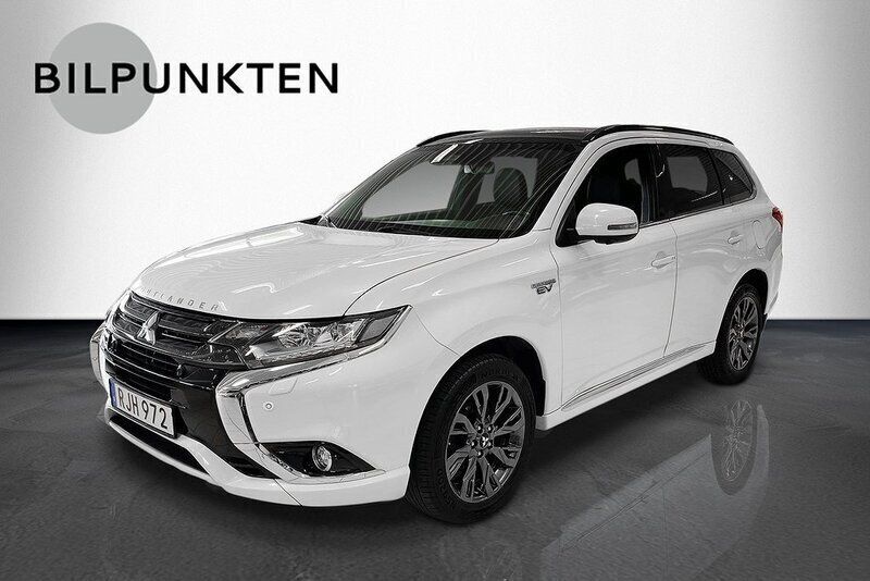 Vit Begagnad 2017 Mitsubishi Outlander P-HEV Edition Kombi | 199 900 kr (Lite dyr) - Bild 1/4