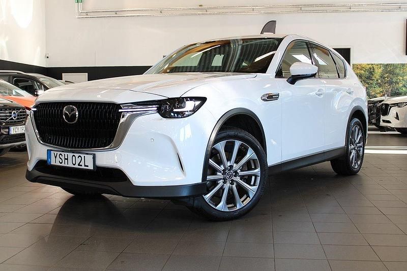 Vit Begagnad 2022 Mazda CX-60 Exclusive-Line SUV | 349 900 kr (Bra pris) - Bild 1/4