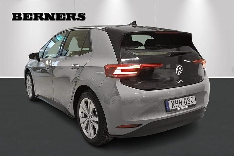 Begagnad VW ID.3 Pro Performance 152 kW (207 HK) 2021 Grå Halvkombi