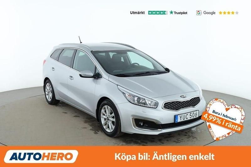 Begagnad Kia Ceed Sportswagon 136 HK (100 kW) 2017 Grå Kombi