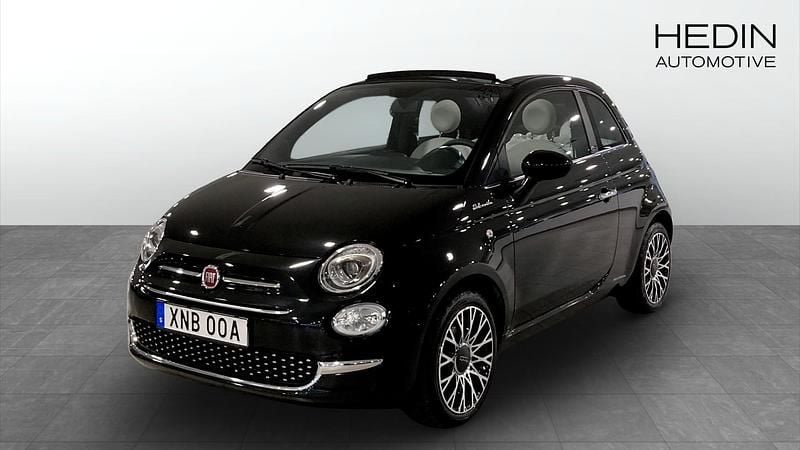 Svart (black) Begagnad 2022 Fiat 500 Dolcevita Halvkombi | 149 900 kr - Bild 1/4