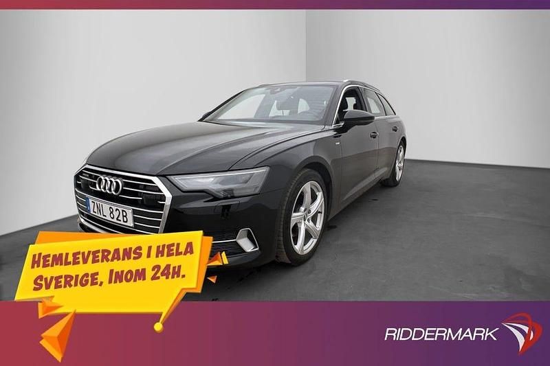 Begagnad Audi A6 S-Line 204 HK (150 kW) 2022 Svart Kombi