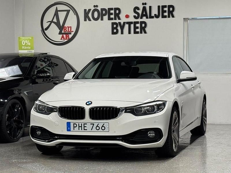 Begagnad BMW 420 Gran Coupé Sport Line 184 HK (135 kW) 2018 Vit Sportkupé