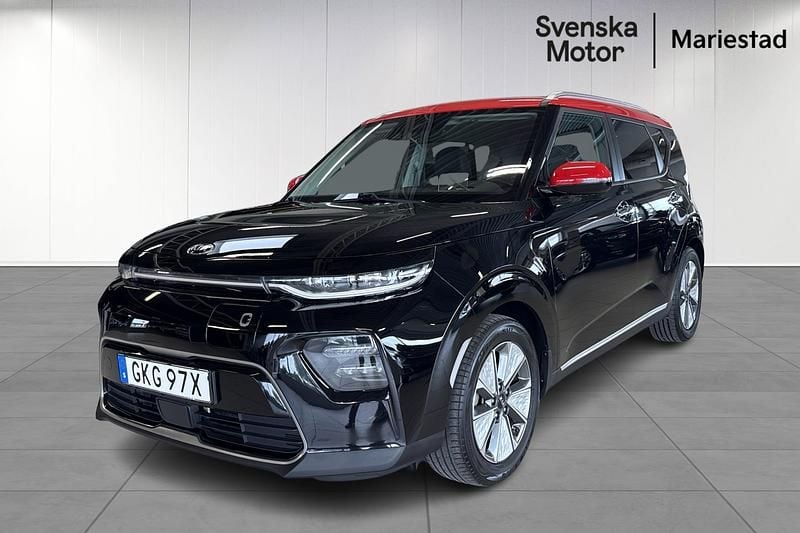 Svart Begagnad 2019 Kia Soul EV Advance SUV | 219 900 kr (Marknadspris) - Bild 1/4
