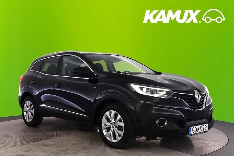 Svart Begagnad 2018 Renault Kadjar LIMITED SUV | 138 700 kr (Marknadspris) - Bild 1/3