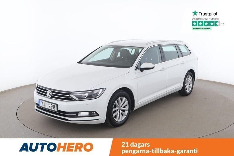 Vit Begagnad 2016 VW Passat Kombi | 142 000 kr (Marknadspris) - Bild 1/4