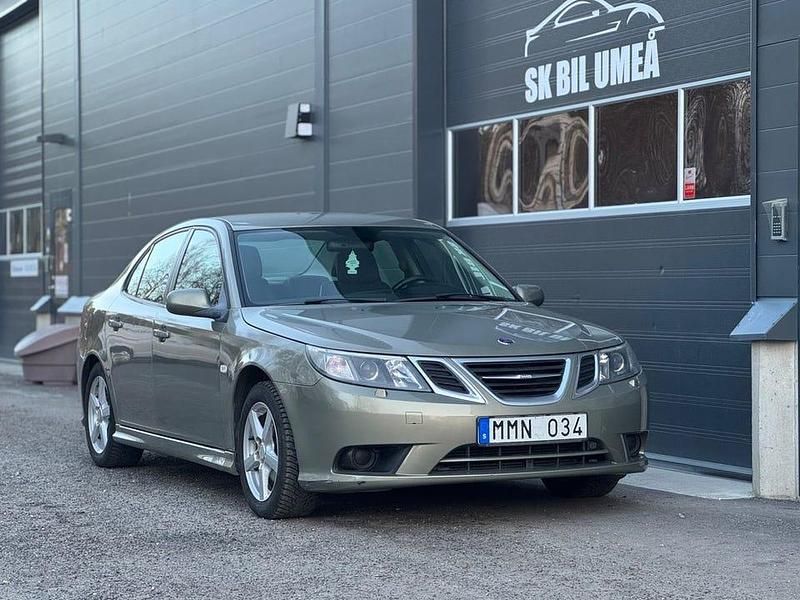 Grön Begagnad 2008 Saab 9-3 Linear Sedan | 54 900 kr (Lite dyr) - Bild 1/4