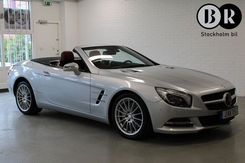 Silver Begagnad 2013 Mercedes SL350 Cab | 369 900 kr (Marknadspris) - Bild 1/4