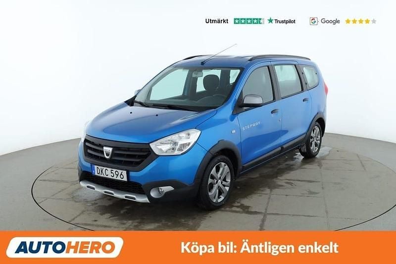 Blå Begagnad 2016 Dacia Lodgy Stepway Minibuss | 105 000 kr (Marknadspris) - Bild 1/4