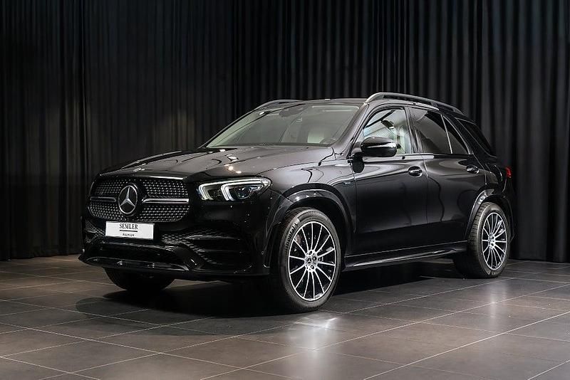 Svart Begagnad 2021 Mercedes GLE350 AMG line SUV | 599 000 kr (Superpris) - Bild 1/4