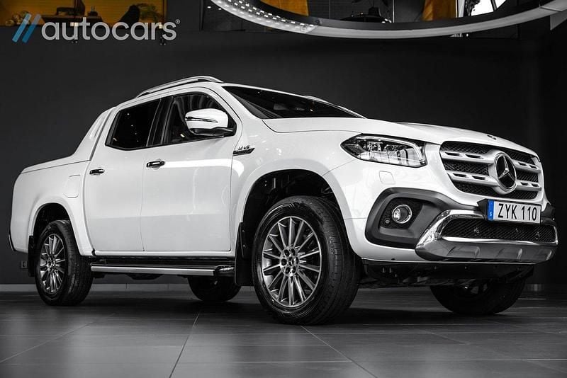 Vit Begagnad 2019 Mercedes X350 Pickup | 498 750 kr (Dyr) - Bild 1/4