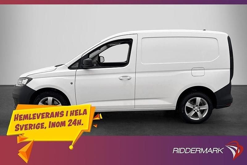 Vit Begagnad 2021 VW Caddy Minibuss | 219 900 kr (Marknadspris) - Bild 1/3