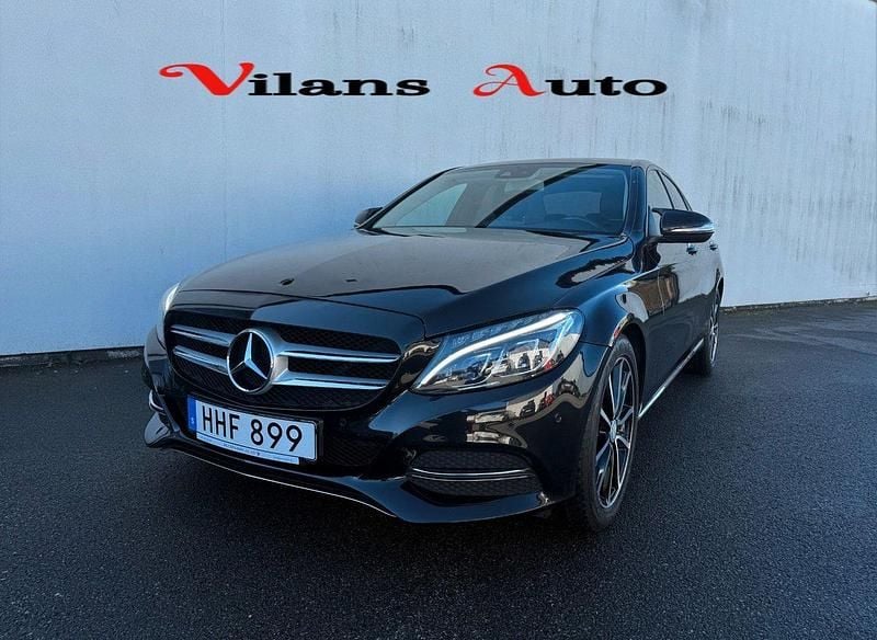Svart Begagnad 2015 Mercedes C220 Avantgarde Sedan | 159 900 kr (Bra pris) - Bild 1/4