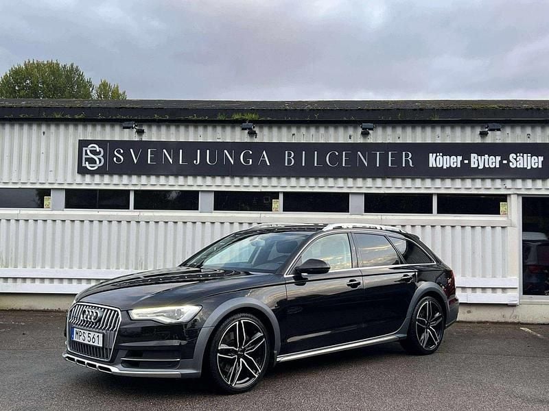 Svart Begagnad 2015 Audi A6 Allroad Kombi | 174 900 kr (Marknadspris) - Bild 1/4