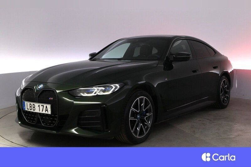 Grön Begagnad 2023 BMW i4 M Sport Sedan | 532 900 kr - Bild 1/3