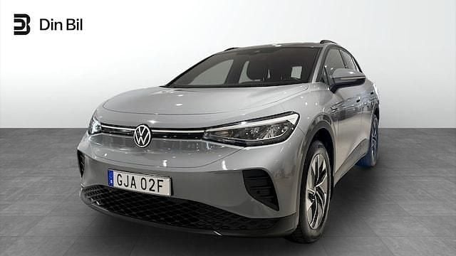 Grå (moonstone grey) Begagnad 2022 VW ID.4 Pro Performance SUV | 319 500 kr (Superpris) - Bild 1/4