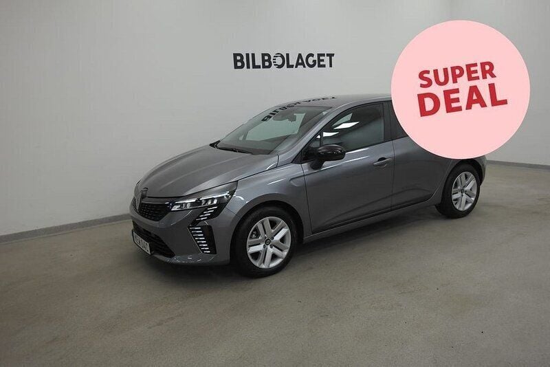 Grå Ny 2024 Renault Clio V Evolution Halvkombi | 208 500 kr (Marknadspris) - Bild 1/4