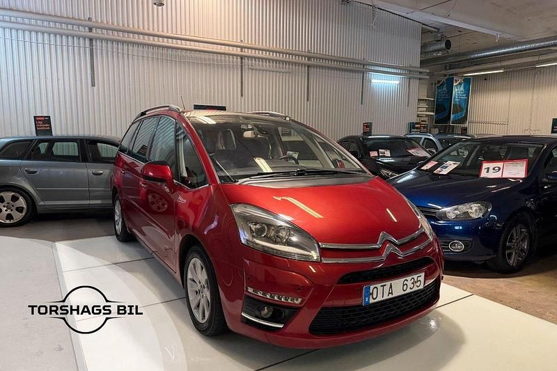 Röd Begagnad 2011 Citroën Grand C4 Picasso Minibuss | 59 900 kr (Marknadspris) - Bild 1/3