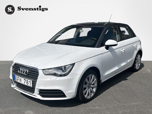 Vit Begagnad 2013 Audi A1 Sportback Halvkombi | 89 900 kr (Marknadspris) - Bild 1/4