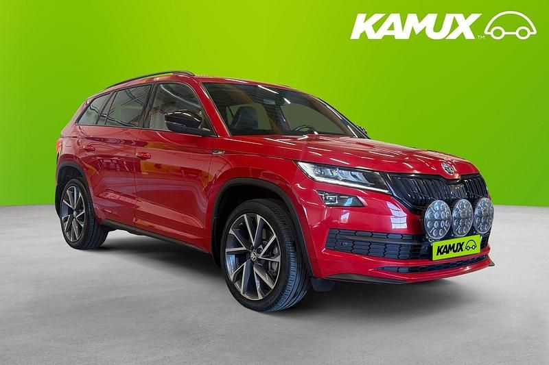 Begagnad Skoda Kodiaq SportLine 200 HK (147 kW) 2021 Röd SUV