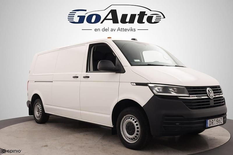 Vit Begagnad 2021 VW T6.1 Van | 399 500 kr (Marknadspris) - Bild 1/4