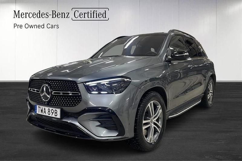 Grå Begagnad 2024 Mercedes GLE350 AMG Line Premium Plus SUV | 894 800 kr - Bild 1/4