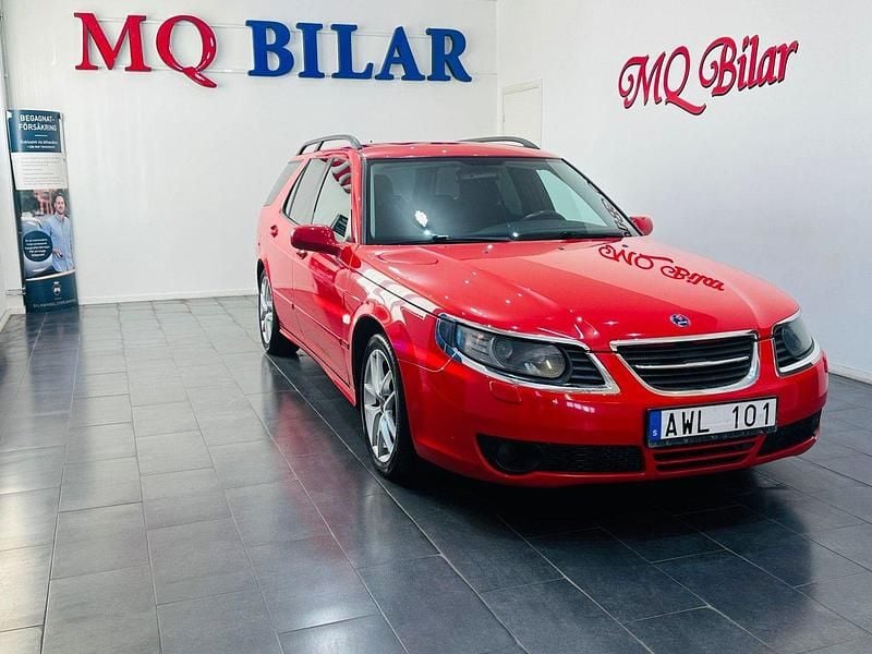 Röd Begagnad 2007 Saab 9-5 Linear Kombi | 34 900 kr (Lite dyr) - Bild 1/4