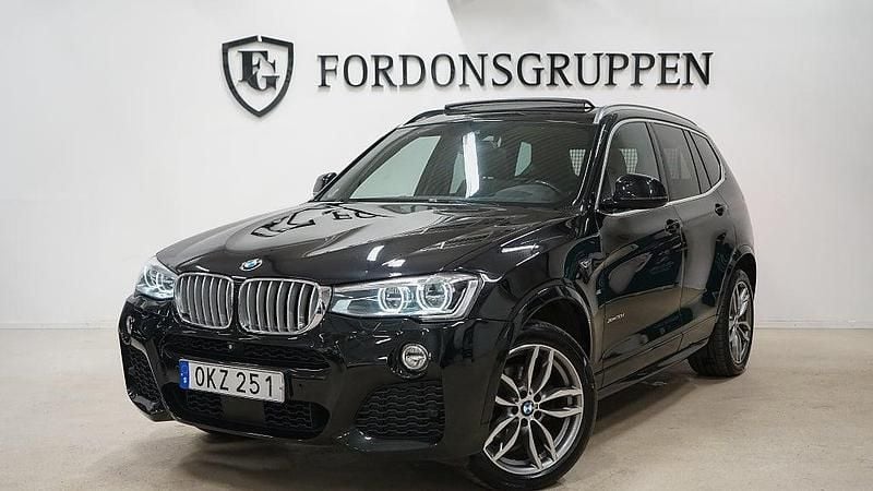 Svart Begagnad 2016 BMW X3 M Sport SUV | 294 800 kr - Bild 1/4