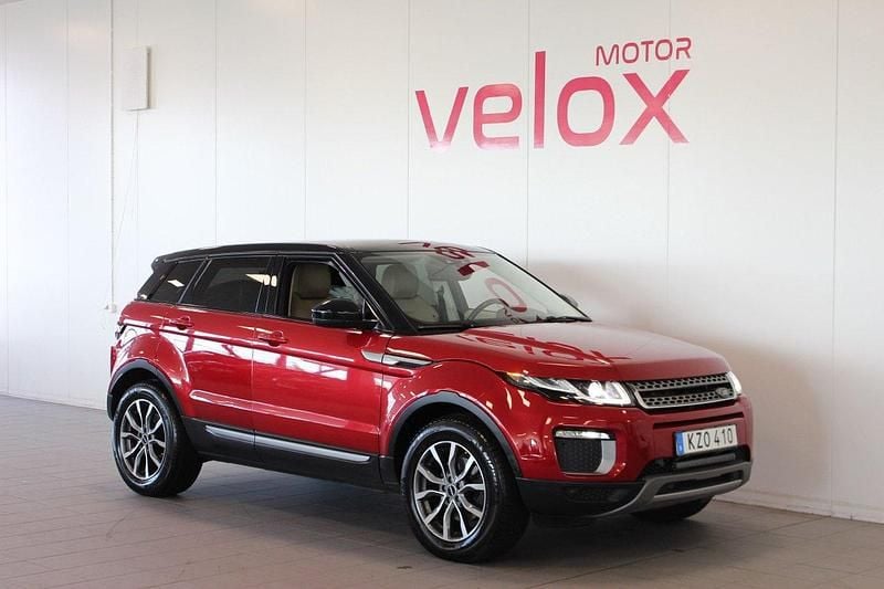 Röd Begagnad 2015 Land Rover Range Rover evoque SE SUV | 169 900 kr (Marknadspris) - Bild 1/4