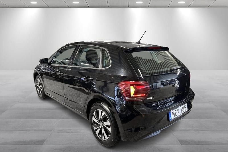 Begagnad VW Polo 95 HK (69 kW) 2018 Svart Halvkombi